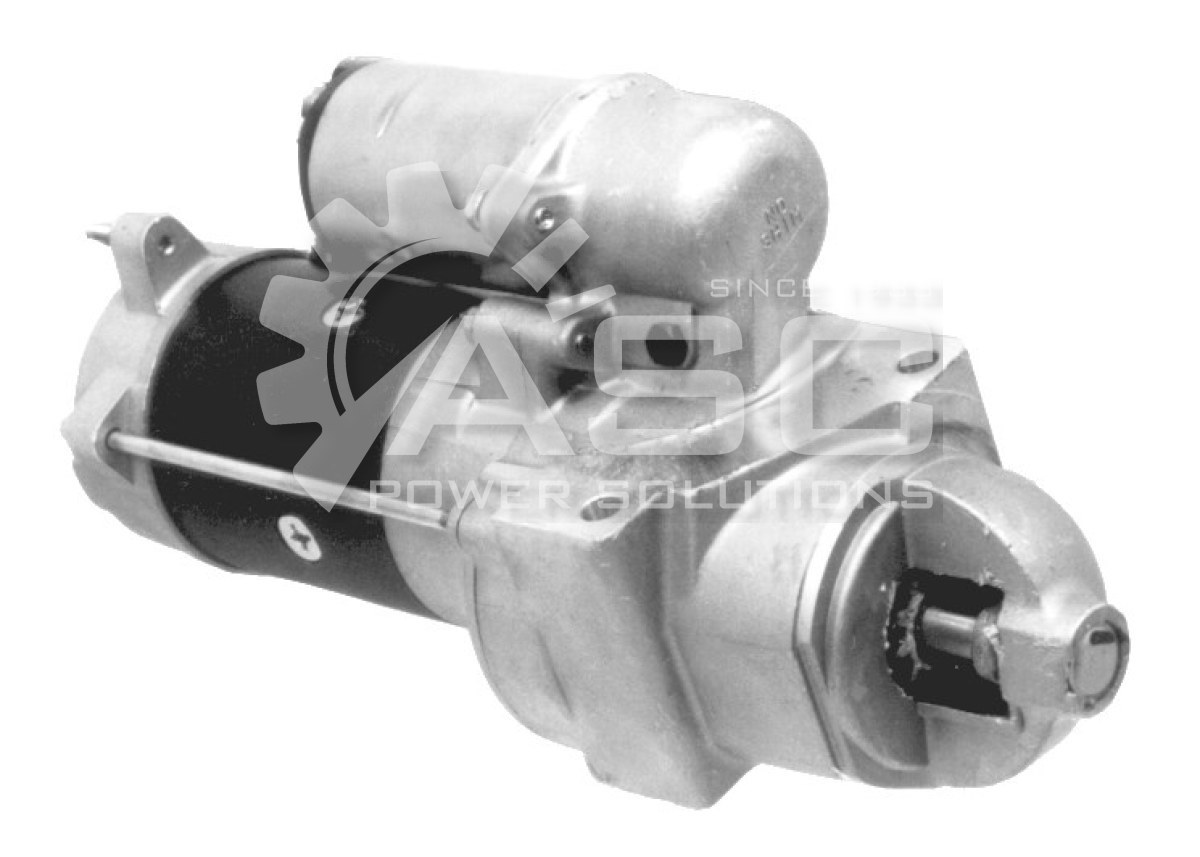 S122100_REMAN ASC POWER SOLUTIONS DELCO STARTER MOTOR FOR MILITARY EQUIPMENT WITH 6.2 LITTER ENGINES 24V 10 TOOTH CLOCKWISE ROTATION OFF SET GEAR REDUCTION (OSGR) 4KW